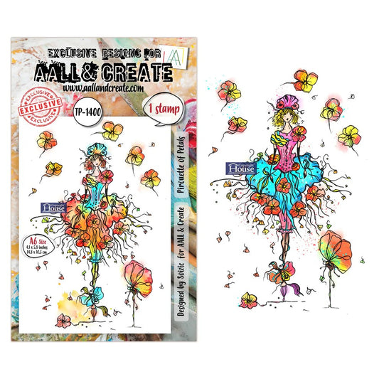 AALL & Create Pirouette of Petals TP-1400 Stamp