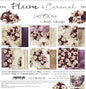 Craft O'Clock Plum & Caramel 12"x12" Paper Collation Pack