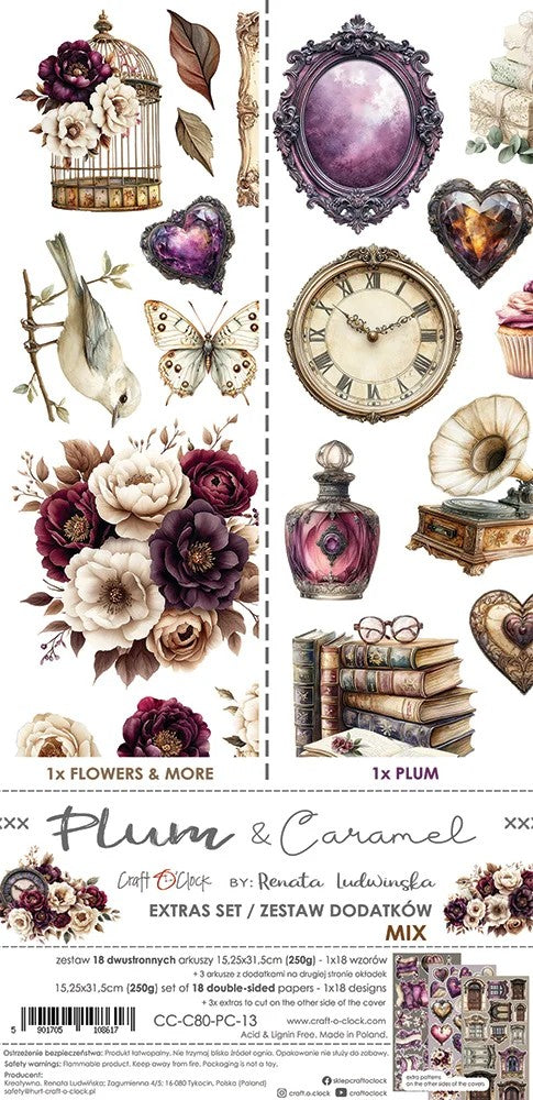 Craft O' Clock Plum & Caramel Creative Extras