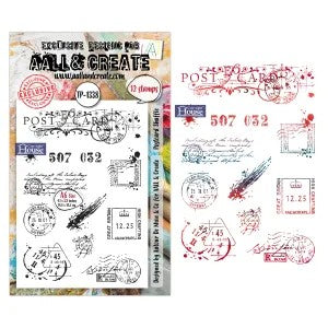 AALL & Create Postcard Shuffle Stamp Set