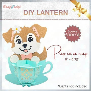 CrafTreat Pup in a Cup DIY Lantern