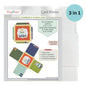 CrafTreat Card Blanks - Quadruple Slider Card - White - 3 Sets