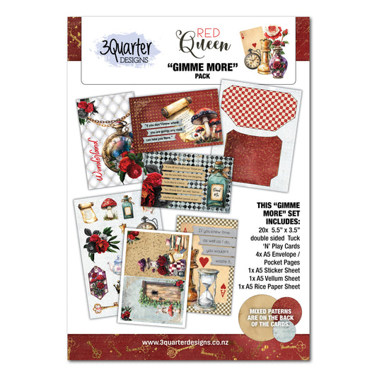 3 Quarter Designs Red Queen Gimme More Pack