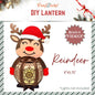 Craftreat DIY Paper Lanterns - Reindeer
