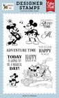 Echo Park Mouse and Me Retro Mouse Pal Designer Stamp Set