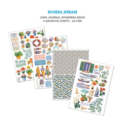 Ciao Bella Riviera Dreams Junk Journal & Ephemera Book