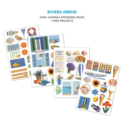 Ciao Bella Riviera Dreams Junk Journal & Ephemera Book