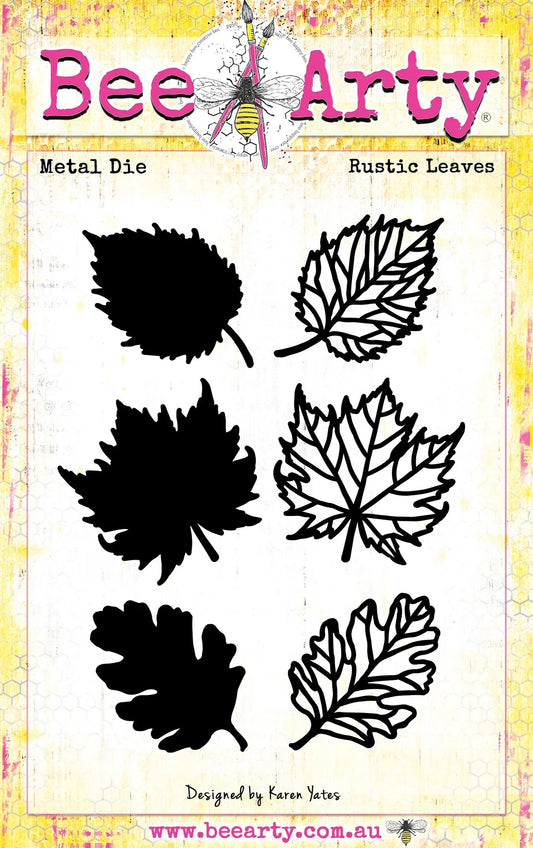 Bee Arty Rustic Leaves - Metal Die