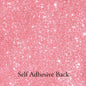 Down Under Direct Self Adhesive Glitter Card - Pretty Pink 160gsm