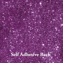 Down Under Direct Self Adhesive Glitter Card - Deep Purple 160gsm