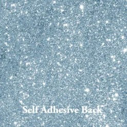 Down Under Direct Self Adhesive Glitter Card - Bubble Blue 160gsm