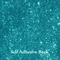 Down Under Direct Self Adhesive Glitter Card - Booty Blue 160gsm