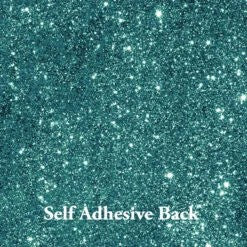 Down Under Direct Self Adhesive Glitter Card - Aqua Dream 160gsm