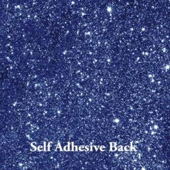 Down Under Direct Self Adhesive Glitter Card - Galaxy Blue 160gsm