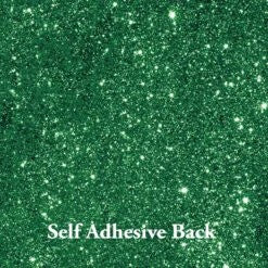 Down Under Direct Self Adhesive Glitter Card - Emerald Green 160gsm