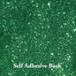 Down Under Direct Self Adhesive Glitter Card - Emerald Green 160gsm