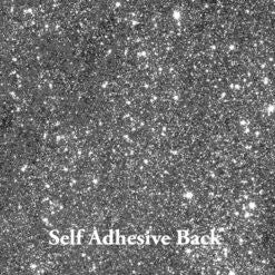 Down Under Direct Self Adhesive Glitter Card - Gunmetal Silver 160gsm