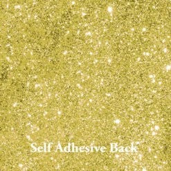 Down Under Direct Self Adhesive Glitter Card - Gold 160gsm