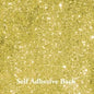 Down Under Direct Self Adhesive Glitter Card - Gold 160gsm