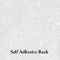 Down Under Direct Self Adhesive Glitter Card - White 160gsm