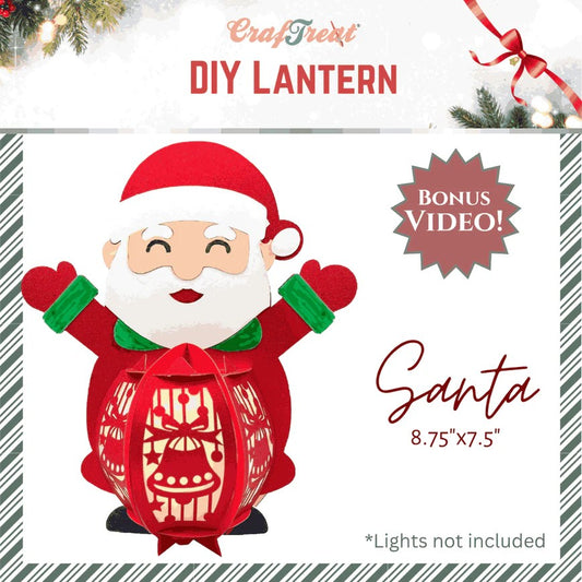 Craftreat Santa DIY Paper Lantern