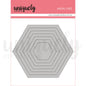Uniquely Creative Scalloped Nesting Hexagon Die