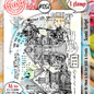 AALL & Create Scenic Script A6 Clear Acrylic Stamp