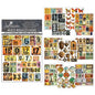 Ciao Bella Lu Mania Scratched Labels Mixed Media Stickers