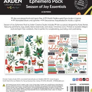 Arden Creative Studio Season of Joy Essentials Ephemera Pack