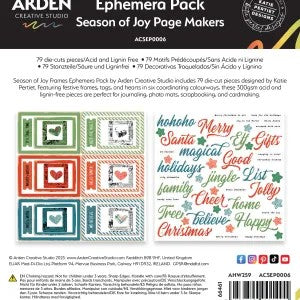 Arden Creative Studio Season of Joy Page Makers Ephemera Pack