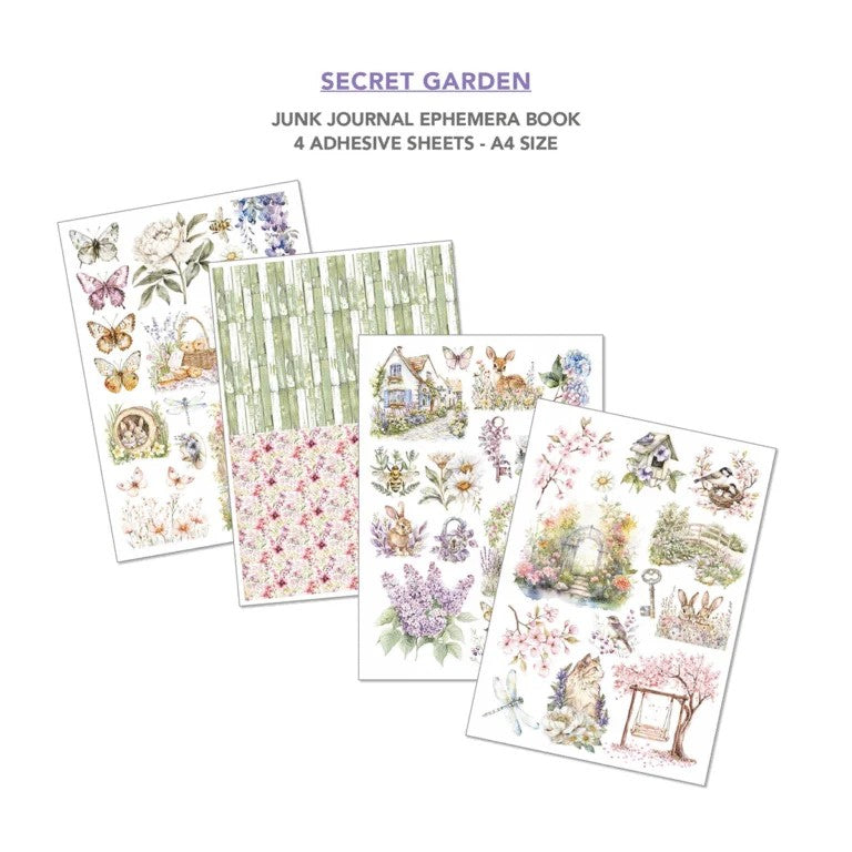 Ciao Bella Secret Garden Junk Journal & Ephemera Book