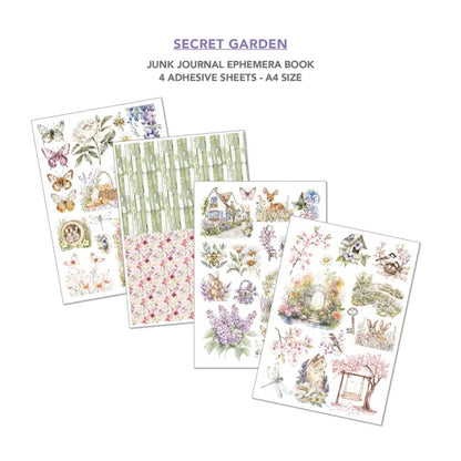 Ciao Bella Secret Garden Junk Journal & Ephemera Book