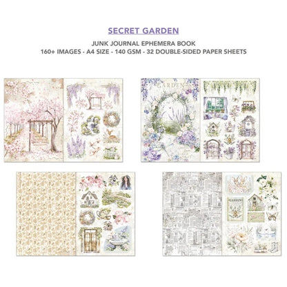 Ciao Bella Secret Garden Junk Journal & Ephemera Book
