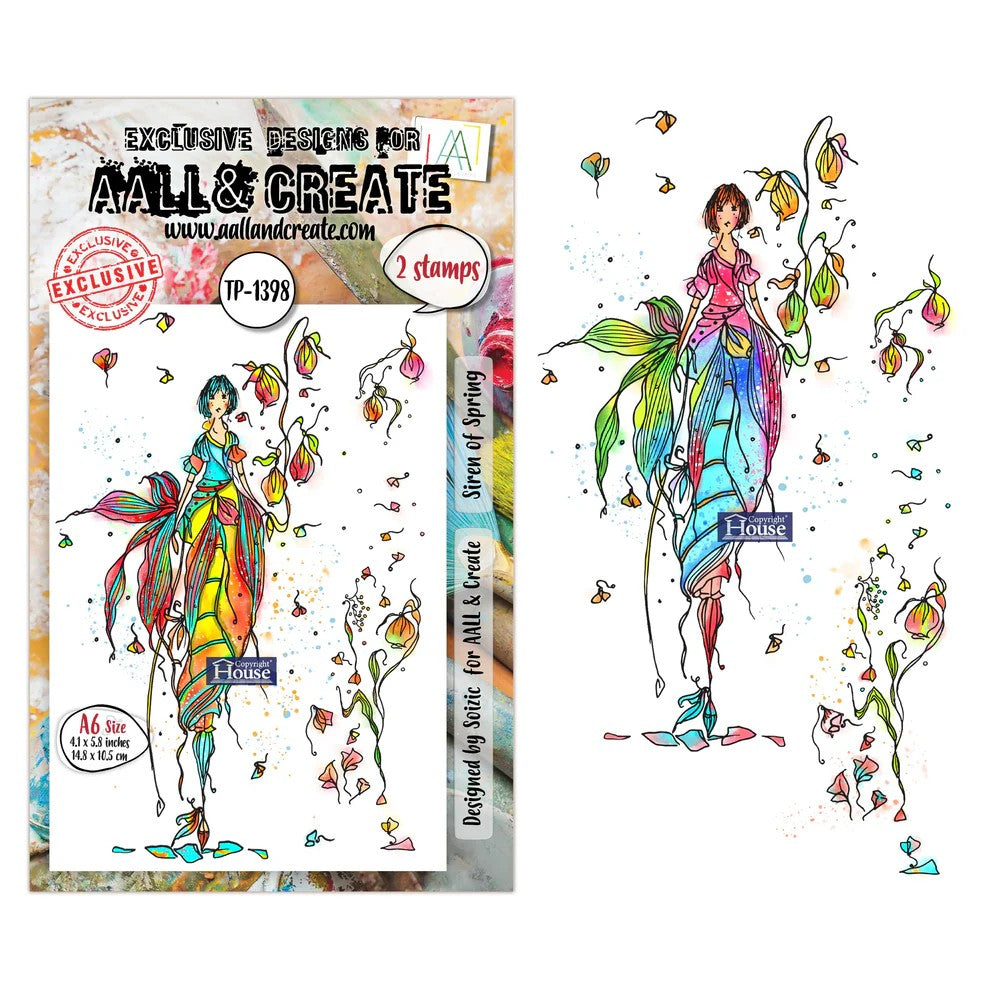 AALL & Create Siren of Spring TP-1398 Stamp Set