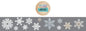 TEXT(ures) by Lou Collins Winter in Bloom Snowflakes Kiss-Cut PET Tape