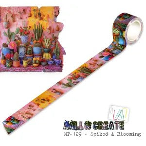 AALL & Create Washi Tape - Spiked & Blooming