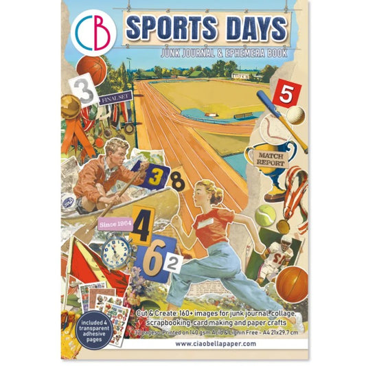 Ciao Bella Sports Day Junk Journal & Ephemera Book