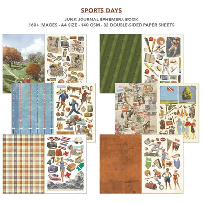 Ciao Bella Sports Day Junk Journal & Ephemera Book
