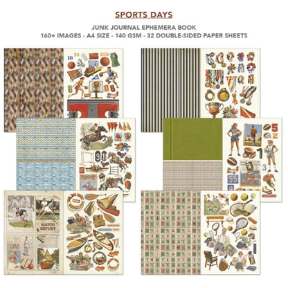 Ciao Bella Sports Day Junk Journal & Ephemera Book