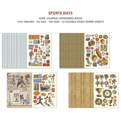 Ciao Bella Sports Day Junk Journal & Ephemera Book