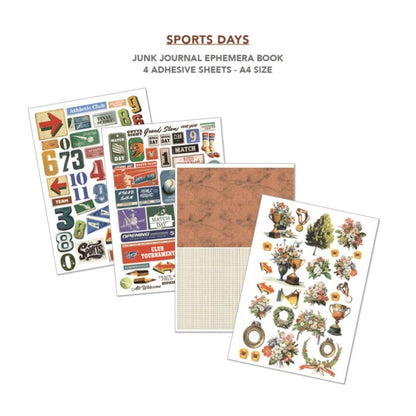 Ciao Bella Sports Day Junk Journal & Ephemera Book