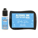 Couture Creations Stayz in Place Alcohol Ink Pad with 12ml Reinker - Baby Blue