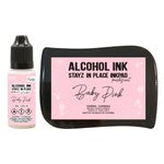 Couture Creations Stayz in Place Alcohol Ink Pad with 12ml Reinker - Baby Pink