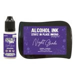 Couture Creations Stayz in Place Alcohol Ink Pad with 12ml Reinker - Night Shade