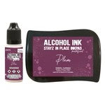 Couture Creations Stayz in Place Alcohol Ink Pad with 12ml Reinker - Plum