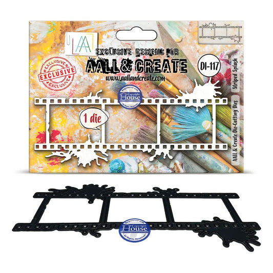 AALL & Create Striped Splash Die #117