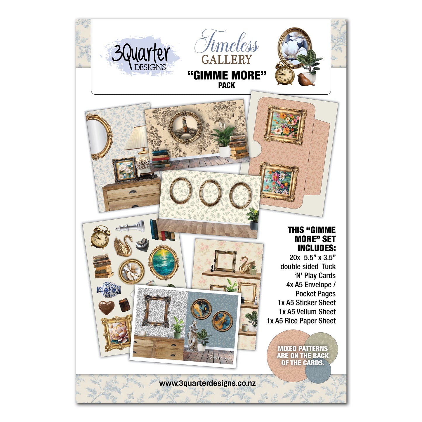 3 Quarter Designs Timeless Gallery Gimme More Pack