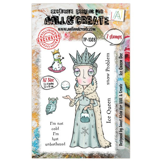AALL & Create Ice Queen Dee Clear Stamp Set