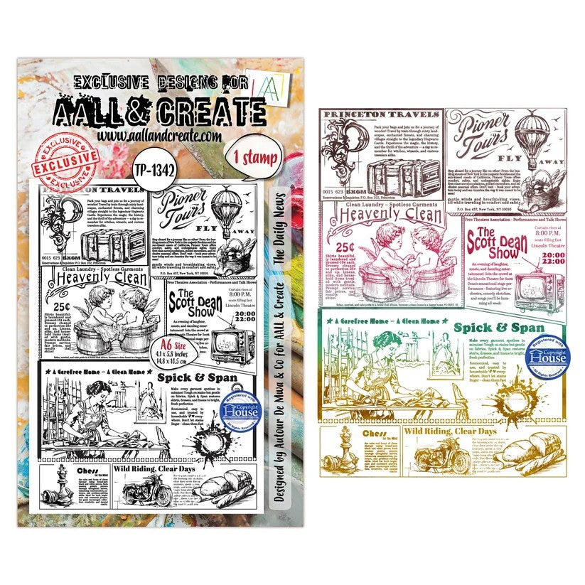 AALL & Create The Daily News Stamp Set # TP-1342