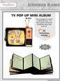 CrafTreat TV Pop up Mini Album Class Kit - White